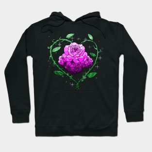 Pink Crystal Flower Hoodie